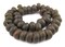 The Bead Chest Brown Bone Beads - Full Strand of Fair Trade African Beads (Ring, Brown)
